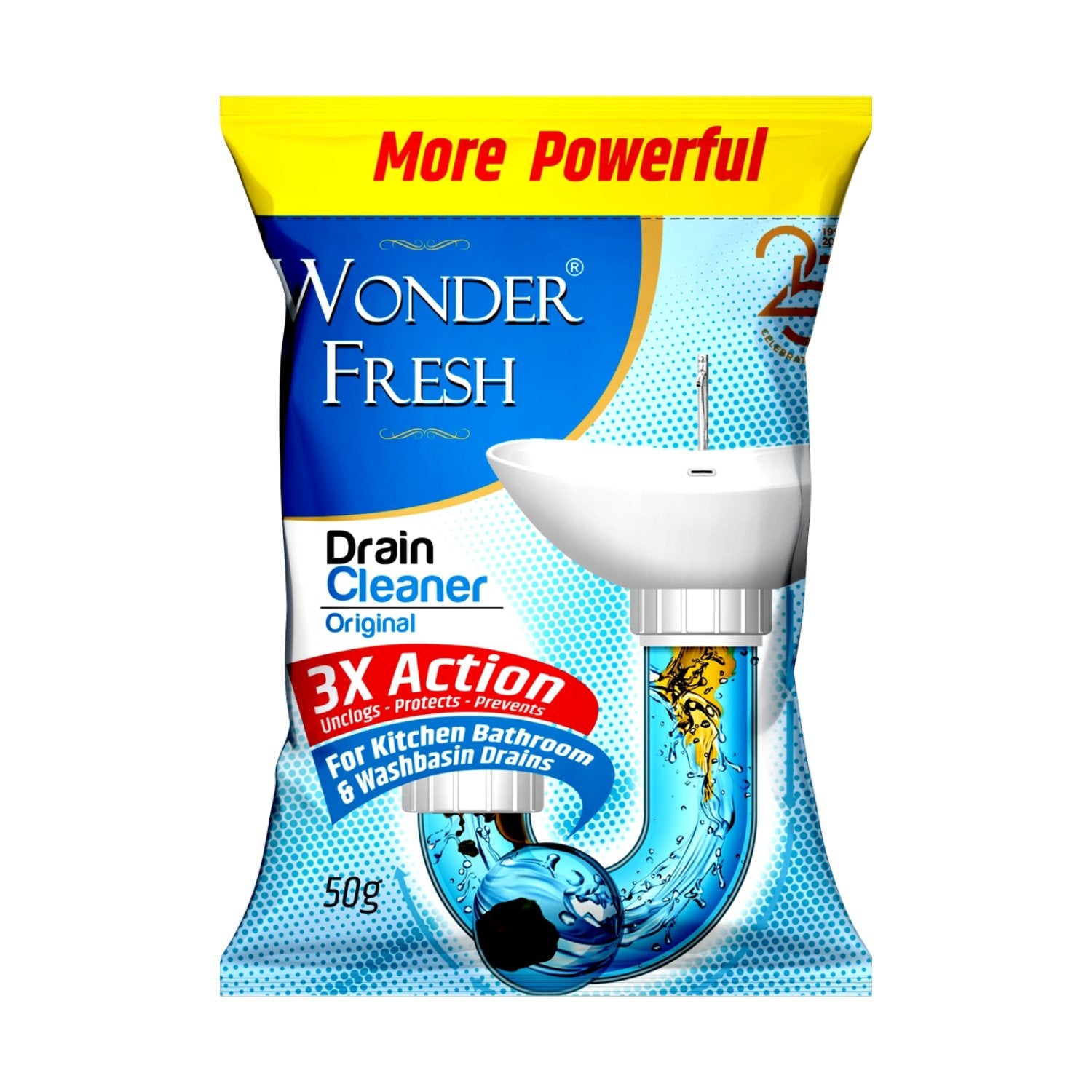 1383 All Pipe Safe Drain Cleaner powder Clear Clogged Sinks & Pipes 50 gram pack - SkyShopy 1383 All Pipe Safe Drain Cleaner powder Clear Clogged Sinks & Pipes 50 gram pack - SkyShopy